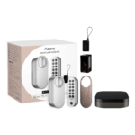 Kit incuietoare inteligenta Aqara Smart Lock U200, Argintie + Keypad + Aqara Hub M3