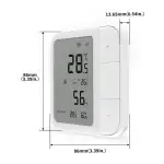 Senzor de climatizare Aqara W100, HomeKit, ZigBee, Matter, smart home, alb - imagine 7