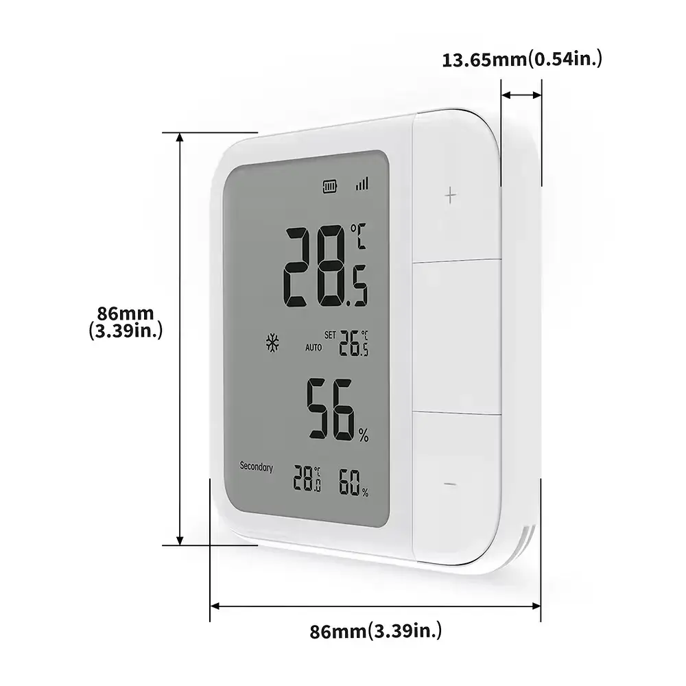 Senzor de climatizare Aqara W100, HomeKit, ZigBee, Matter, smart home, alb - imagine 7